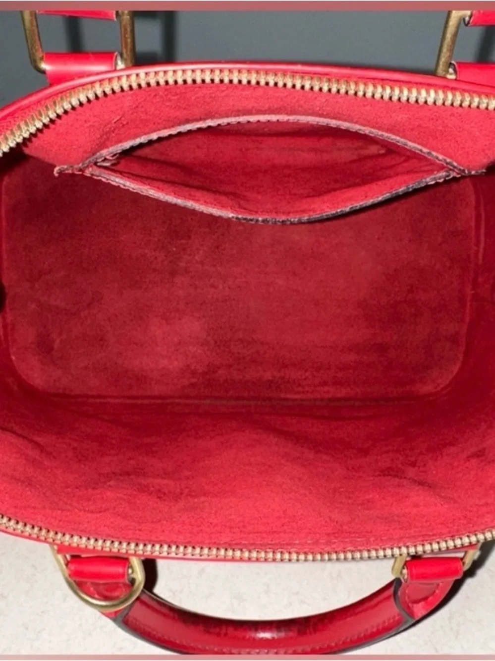 Louis Vuitton Alma Pm Epi Leather